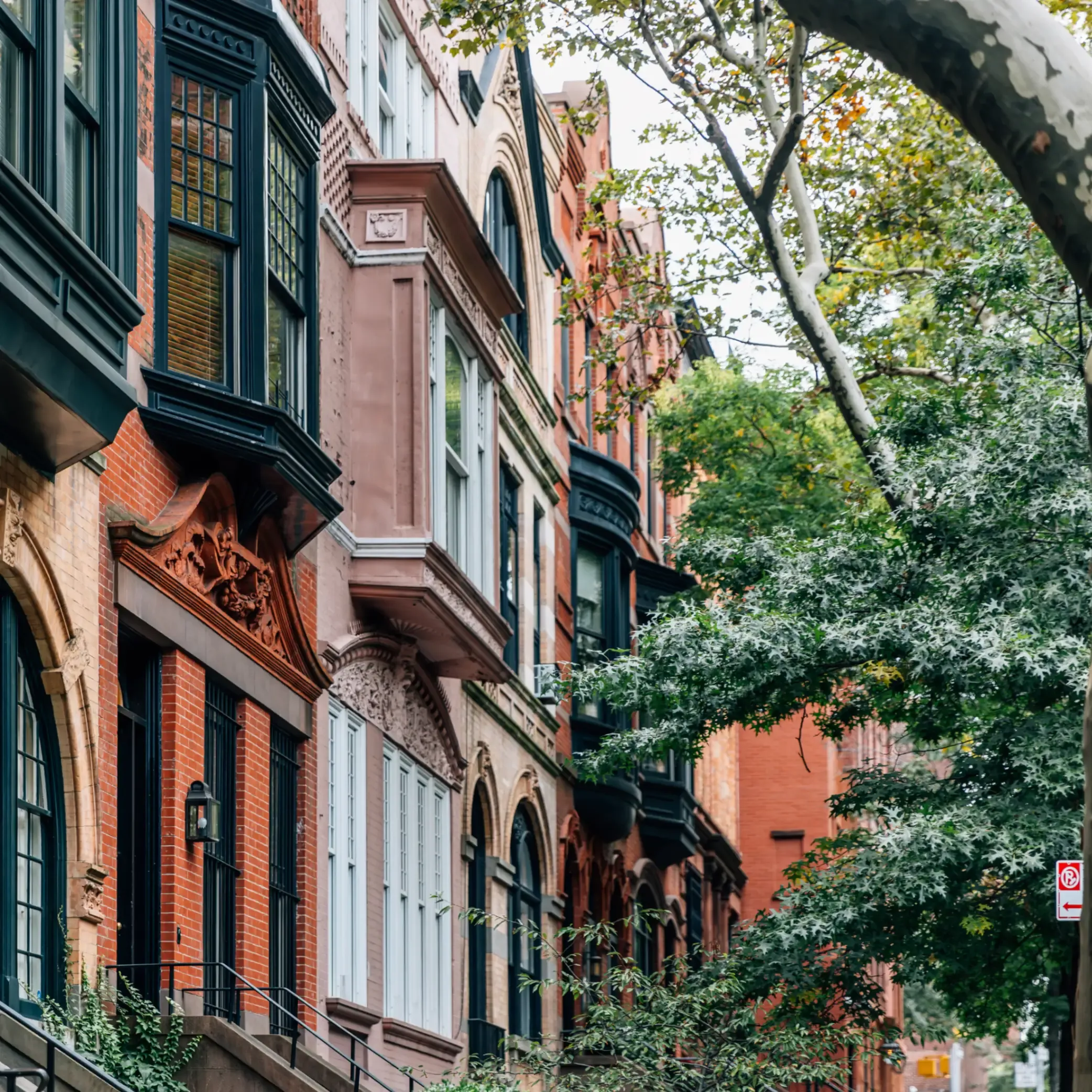 Upper East Side townhouses, Manhattan. 