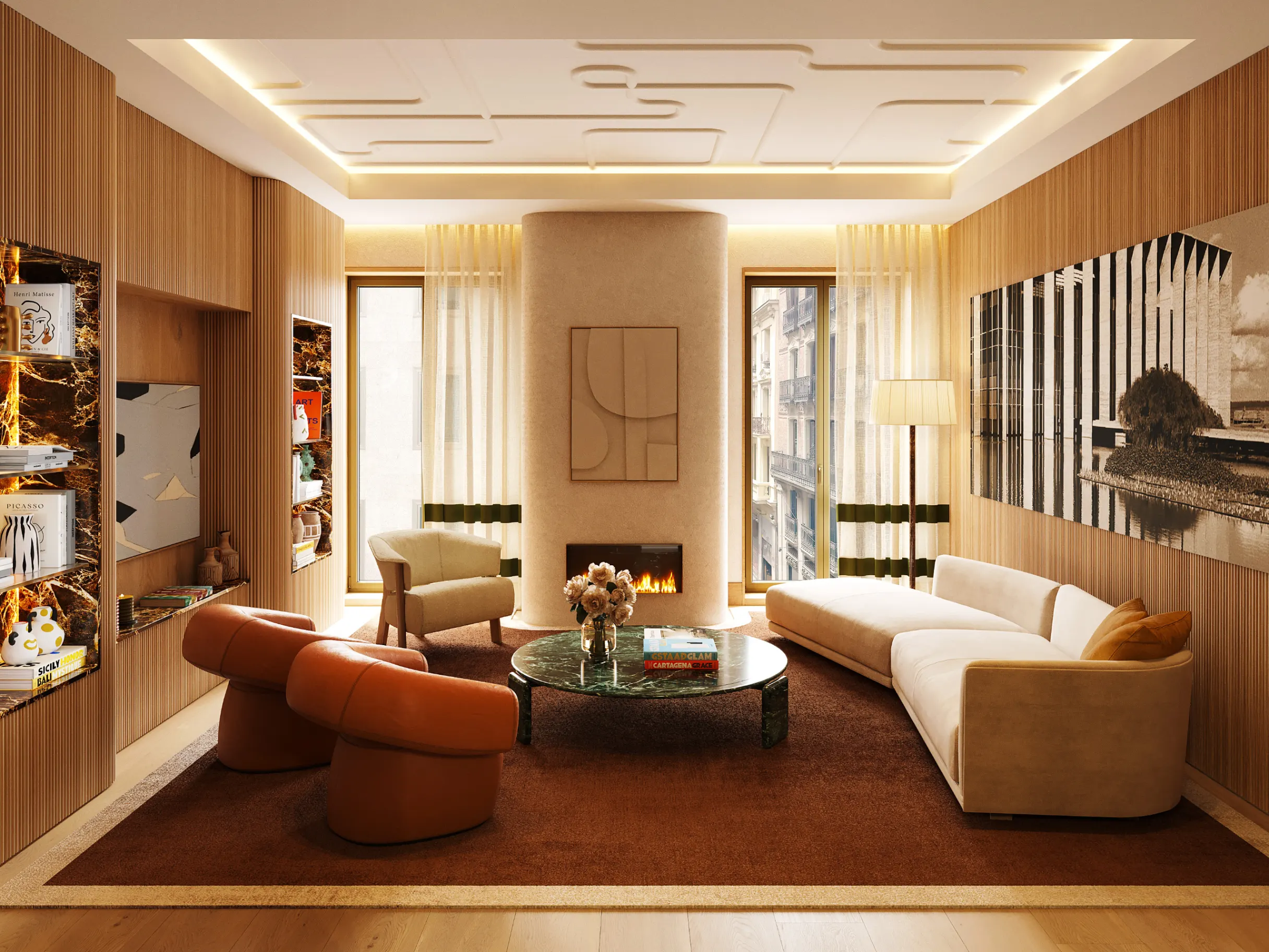 Chic interior from Casa Lamar in Madrid