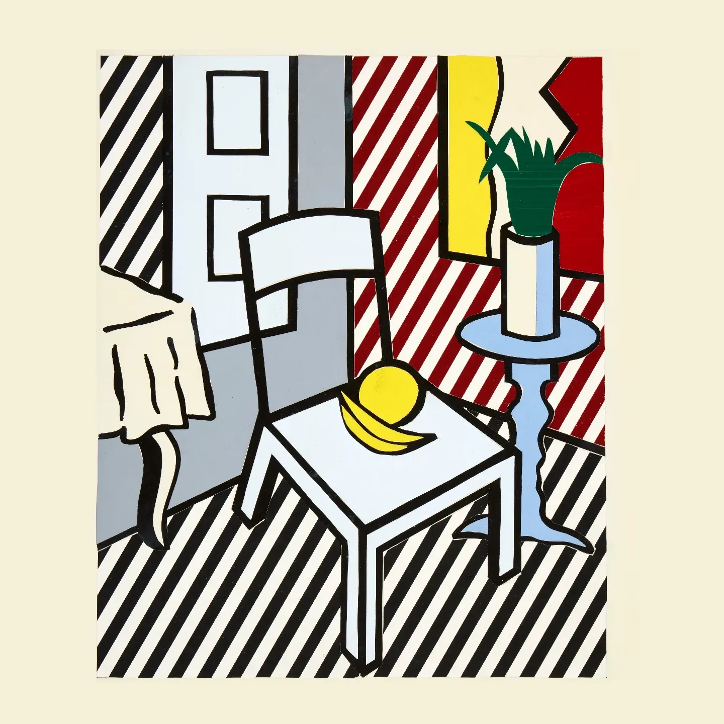 Roy Lichtenstein’s Hologram Interior (Study).