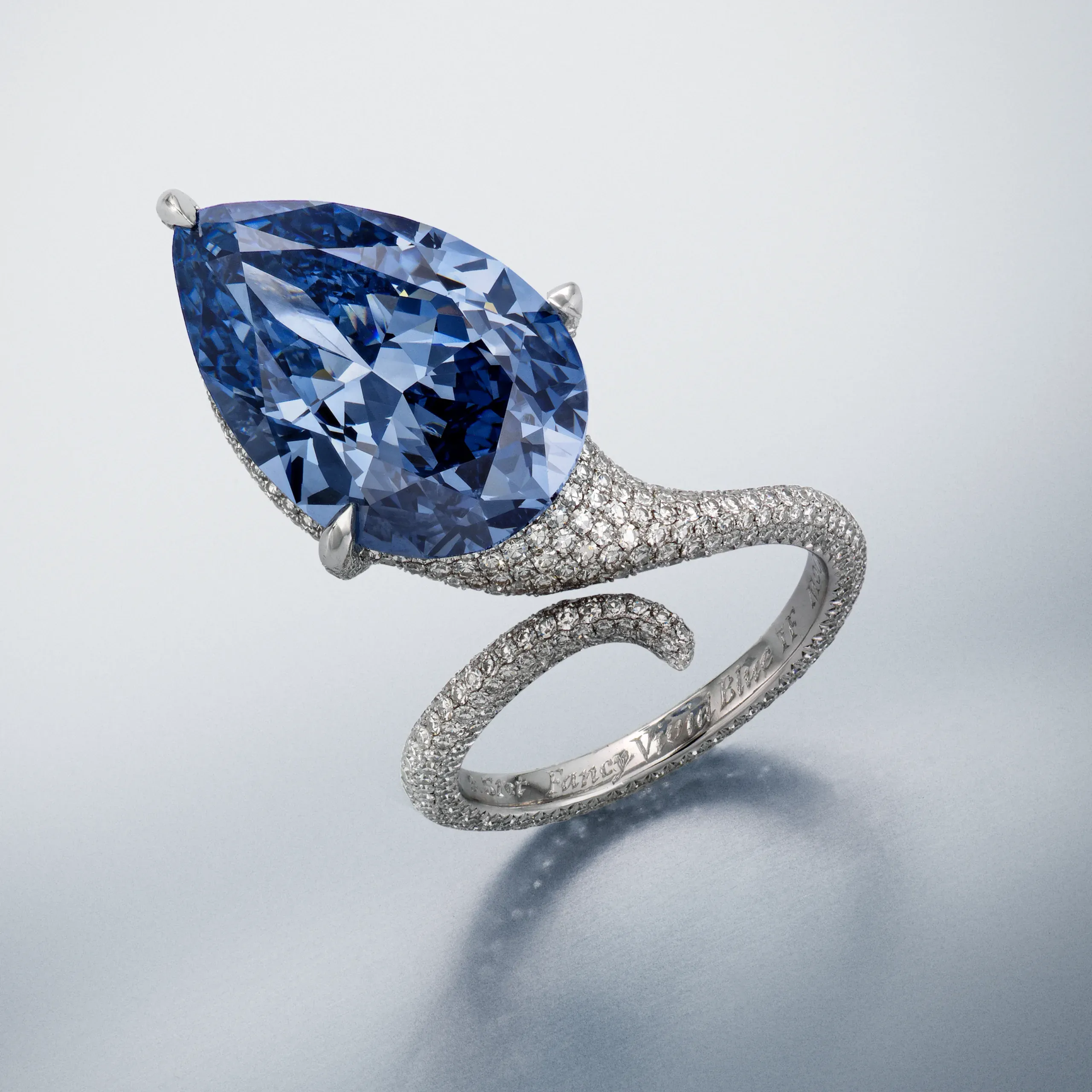 The Mellon Blue diamond. 