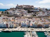 Panoramic view of Ibiza. 