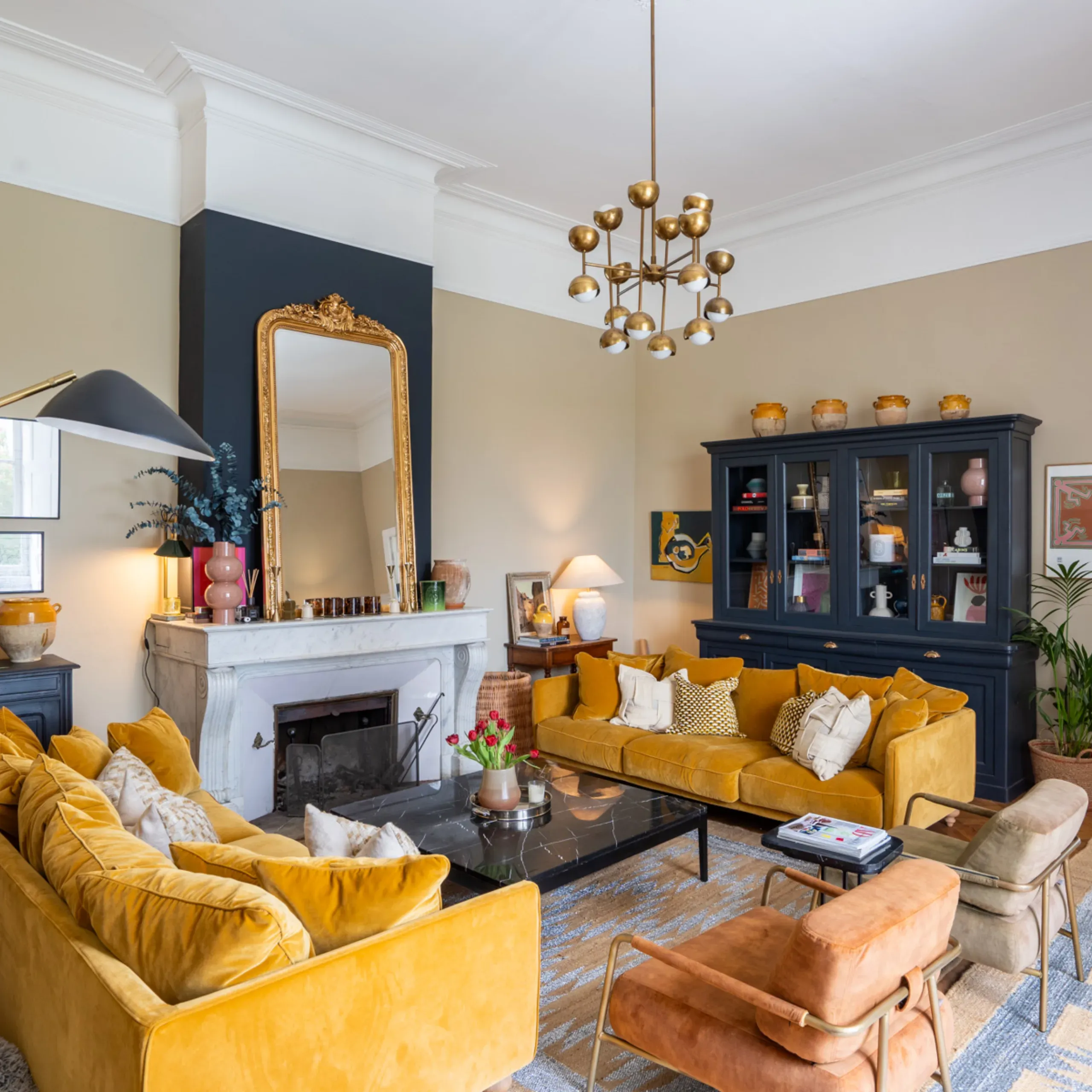 Living room at Chateau Labarthe, France
