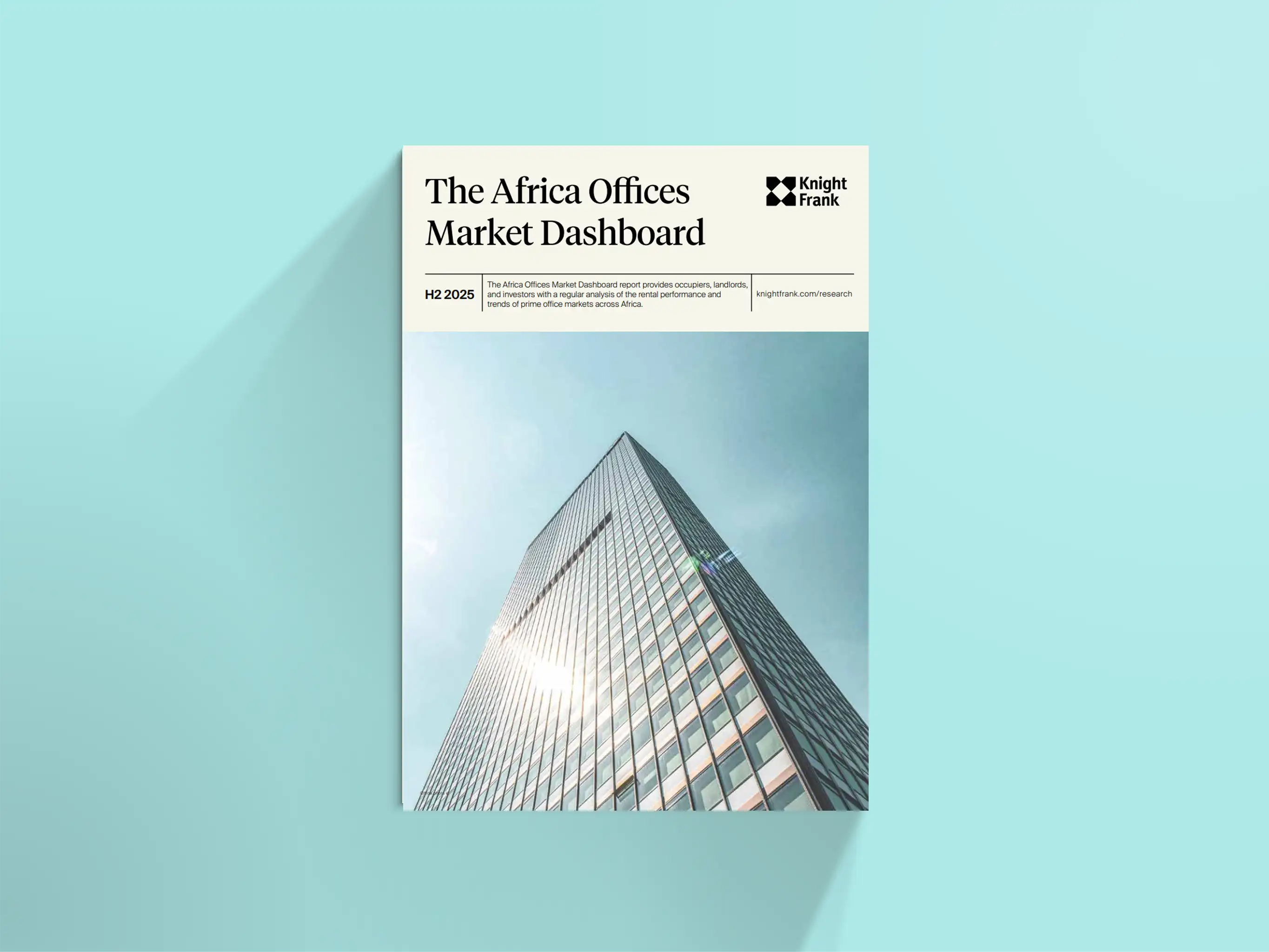 Africa Offices Market Dashboard cover. 