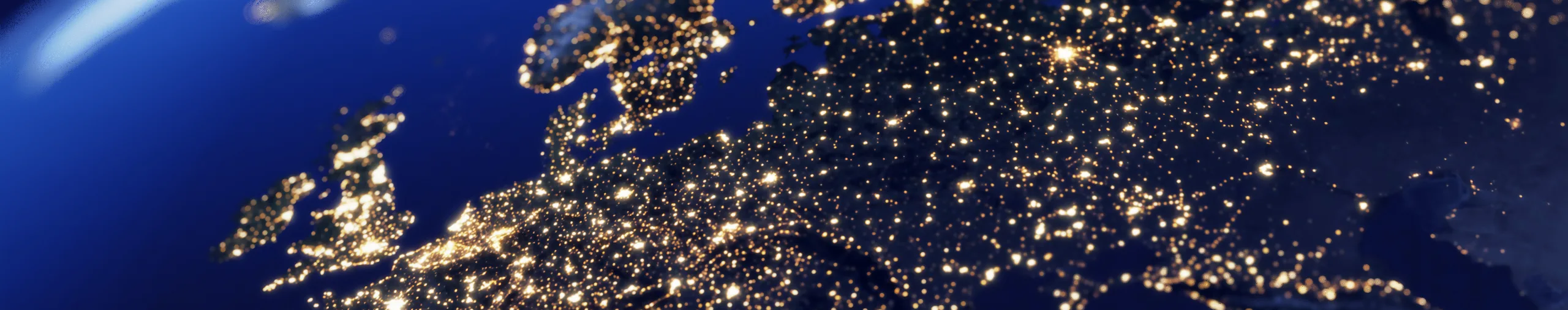 Europe viewed from above. 