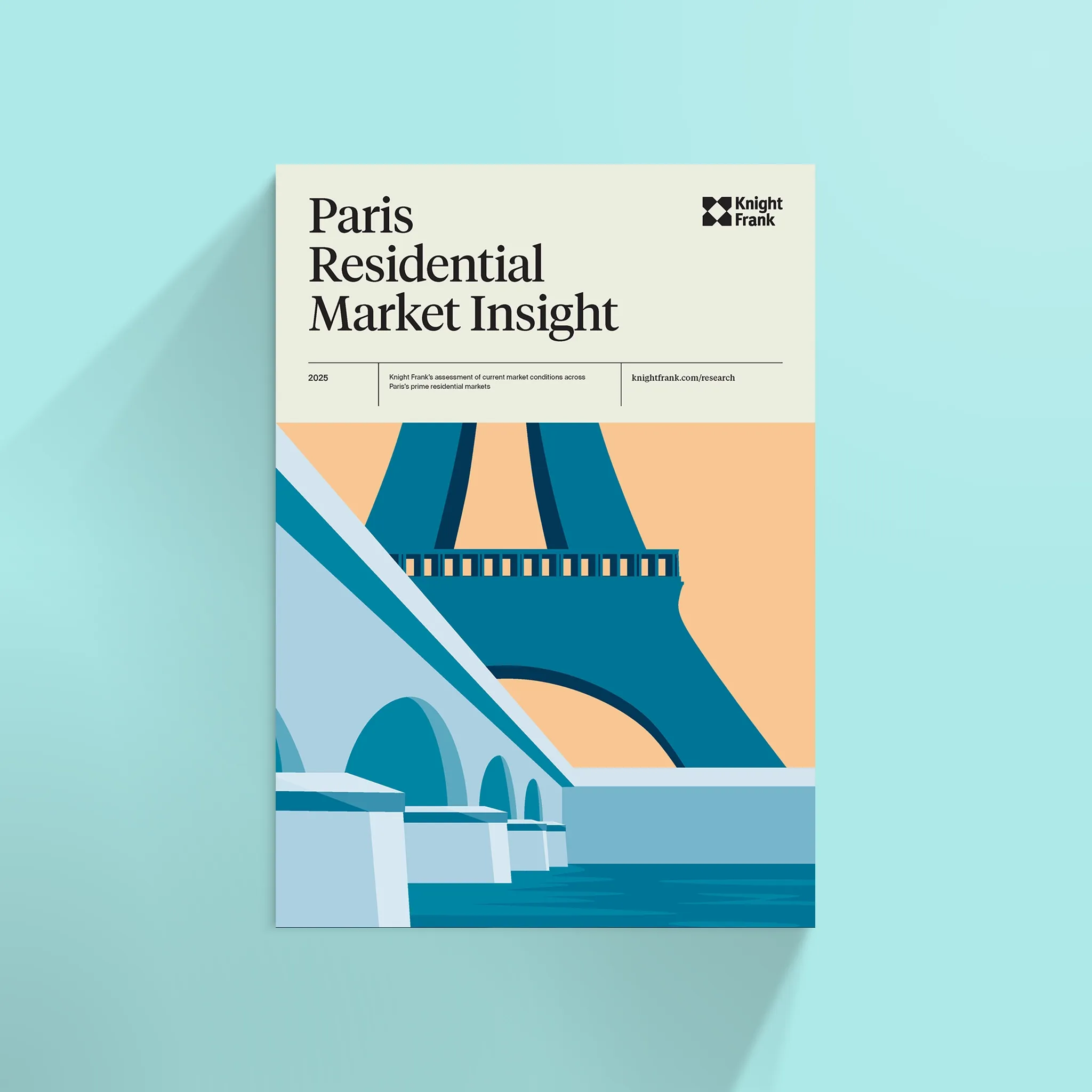 Paris Residential Market Insight 2025 cover. 